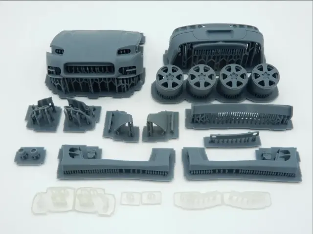 KITBOX / PZYmodel 1/24 レジンキット ポルシェ 911 992 GT2 RS 3