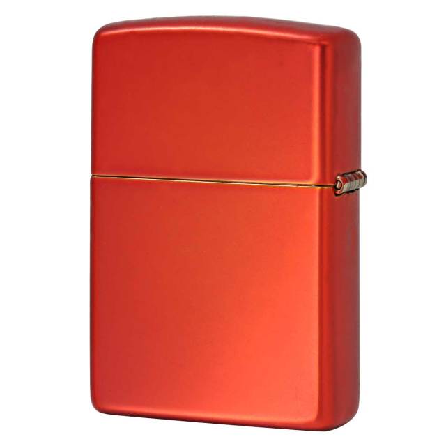 Zippo ジッポー メタリック レッド ジッポ ロゴ Metallic Red Matte