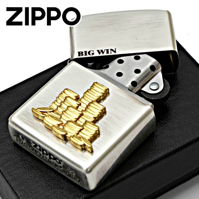 Zippo ジッポー ビッグウィン 大勝利 コインの山 メタル BIG WIN Metal