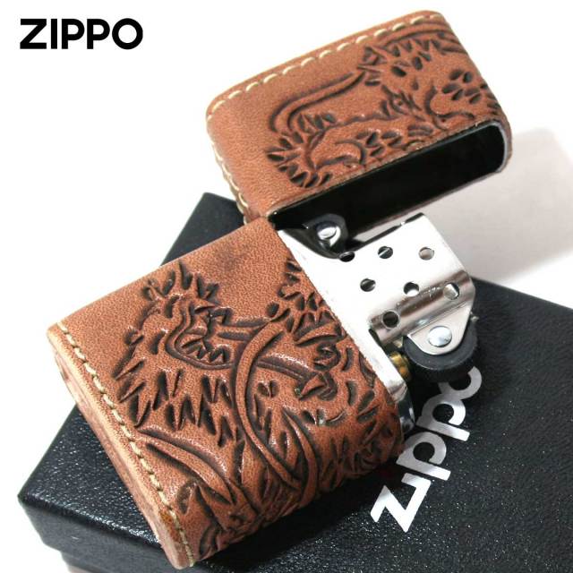 Zippo ジッポー 革巻き レザー ワークス カオス Leather Works CHAOS