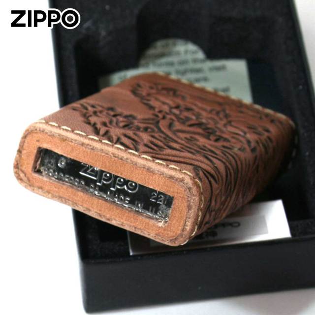 Zippo ジッポー 革巻き レザー ワークス カオス Leather Works CHAOS
