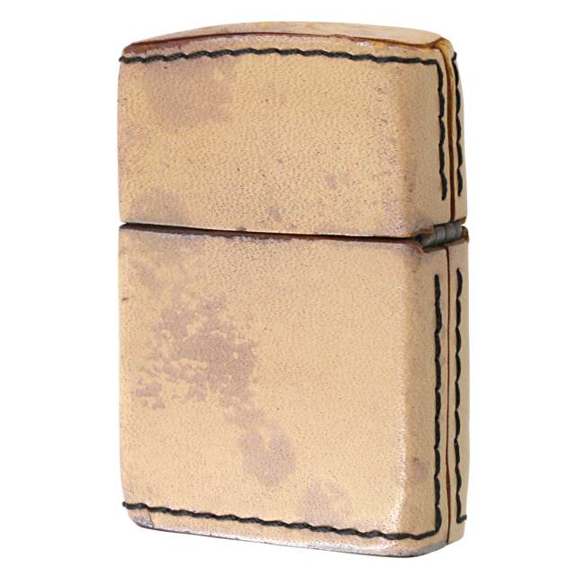 絶版/ヴィンテージ Zippo ジッポー 中古 2007年製造HOPE ホープ 革巻き