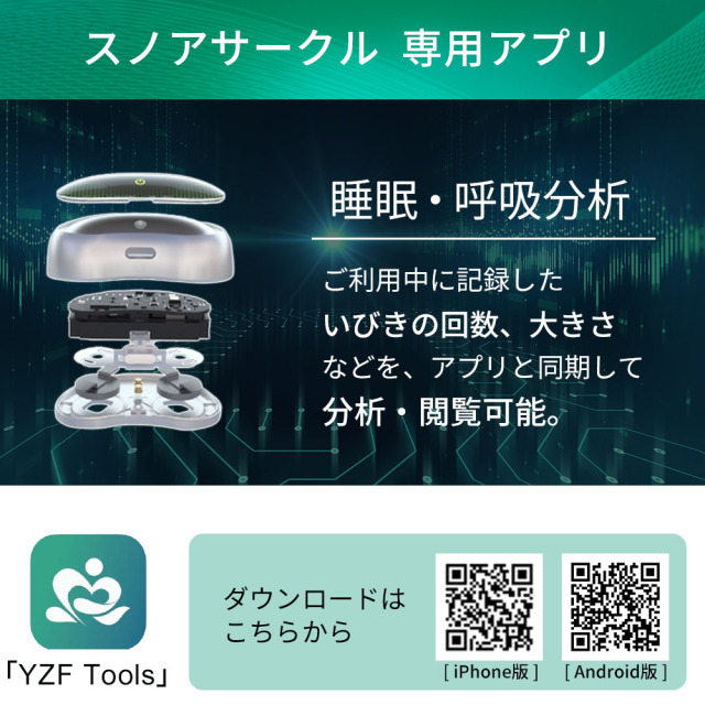 あごに貼るだけ いびき防止グッズ Snorecircle pro スノアサークル