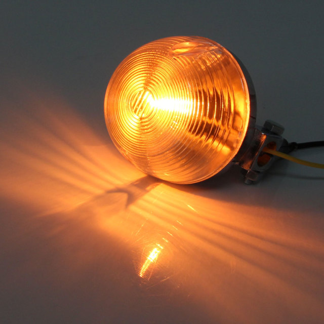 CB400F CB750F 純正タイプ メッキ ウインカー クリアレンズ 2個セット