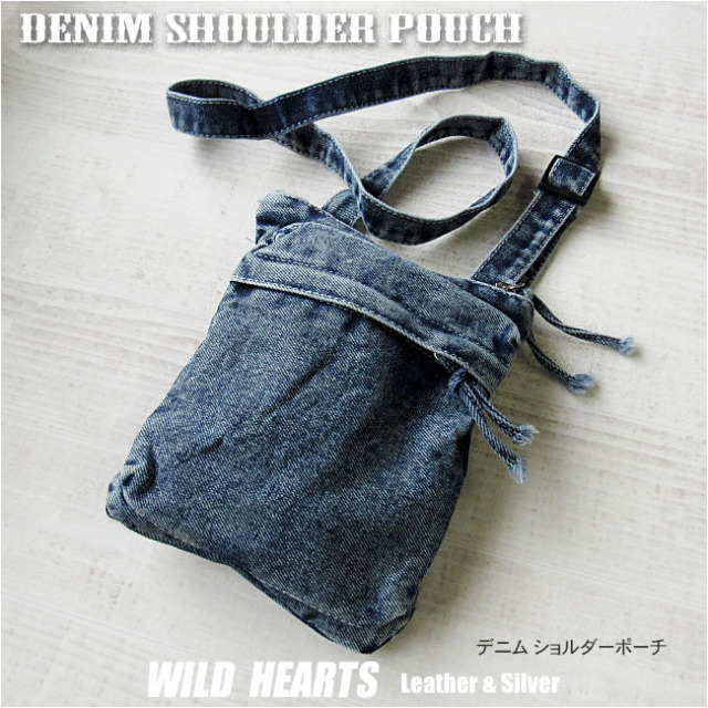 デニム ショルダーポーチ スマホショルダー ショルダーバッグ
