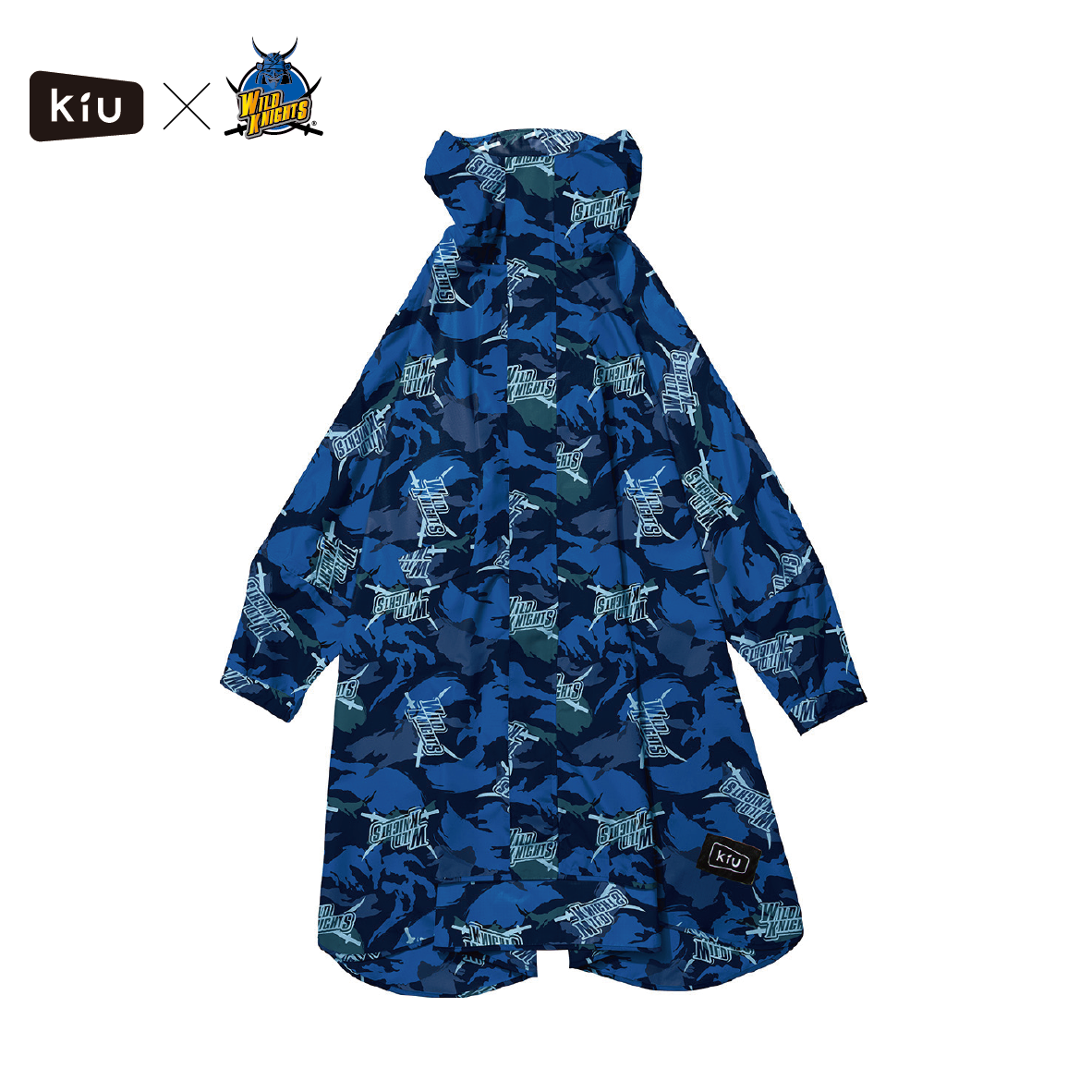 オリジナルカモフラージュ柄 レインポンチョ