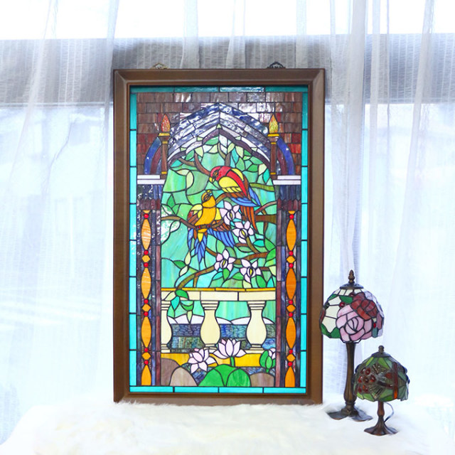 ステンドガラスパネル｜バード｜おしゃれインテリア 照明通販 Y-KAGU