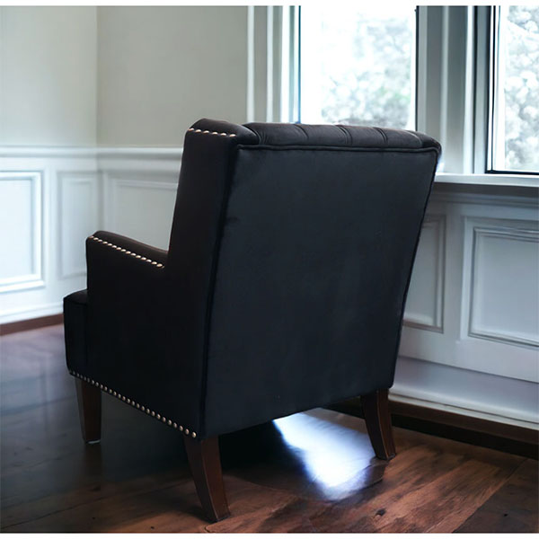 チェスターフィールド 布張りパーソナルチェア 1人掛けソファ（1P