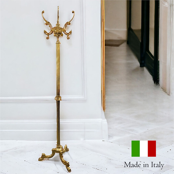 イタリア製】 真鍮コートハンガースタンド【送料無料】｜Y-KAGU(輸入