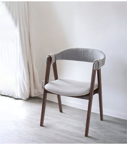 ダイニングチェア ウォールナット 2脚入り おしゃれ アームチェア 北欧