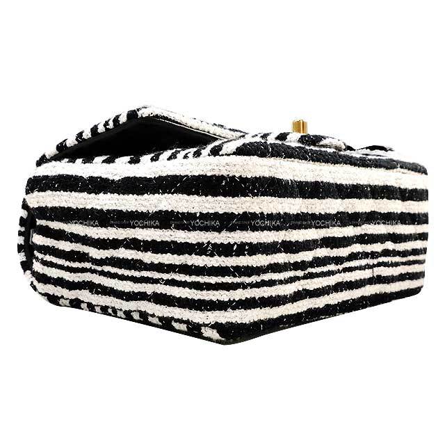 CHANEL シャネル ショルダーバッグ ココマーク カメリア ボーダー ミニ