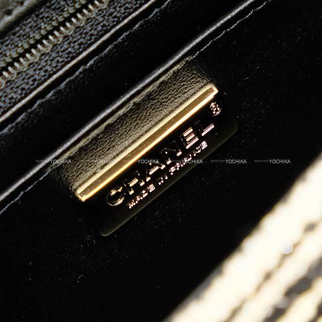 CHANEL シャネル ショルダーバッグ ココマーク カメリア ボーダー ミニ