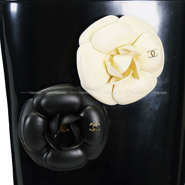 CHANEL シャネル ブーツ レディース カメリア レインブーツ ココマーク