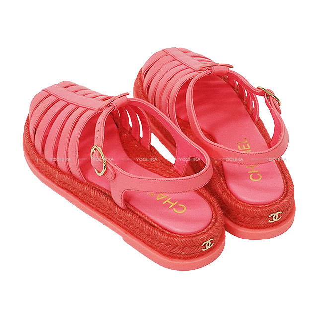 2024年クルーズ CHANEL シャネル サンダル グラディエーター ココ