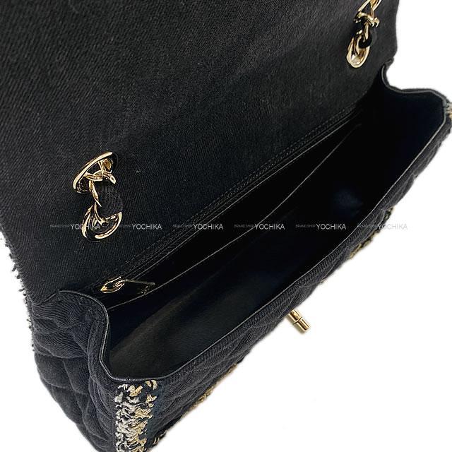 CHANEL シャネル マトラッセ25 ツイードフリル チェーン ショルダー