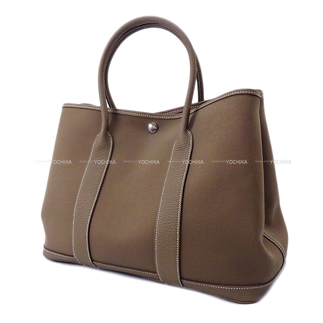 HERMES エルメス ガーデンパーティ 36 PM エトープ ネゴンダ/トワル