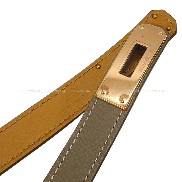HERMES エルメス ベルト ベルト ケリー 18 エトープ (エトゥープ