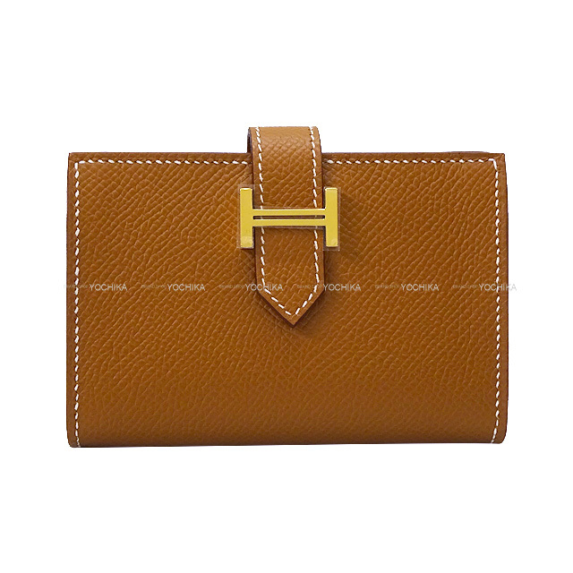 HERMES エルメス カードケース ベアン カードケース 名刺入れ ゴールド