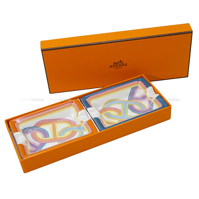 HERMES エルメス ミニ灰皿 2点セット アッシュトレイ サーキット24