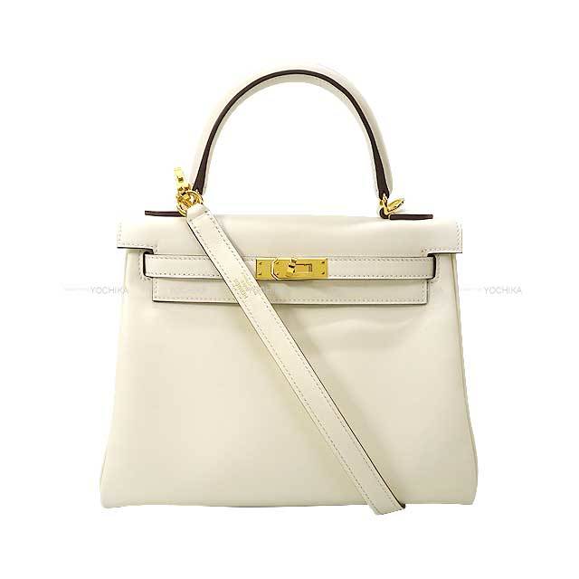 HERMES エルメス ショルダーバッグ ケリー25 内縫い ナタ スイフト