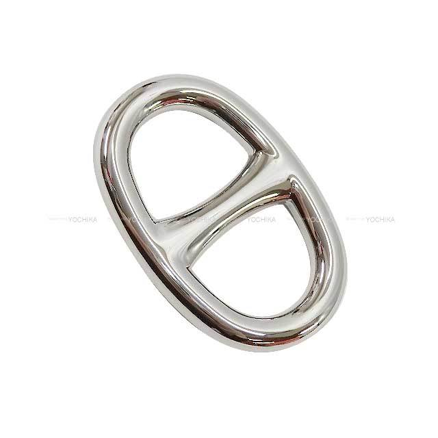 HERMES エルメス スカーフリング 90 シェーヌダンクル シルバー金具