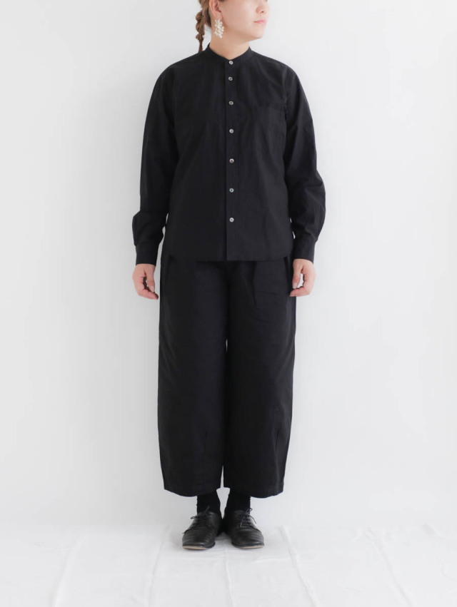 HARVESTY ハーベスティ｜チノサーカスパンツ ナローシルエット（ブラック）