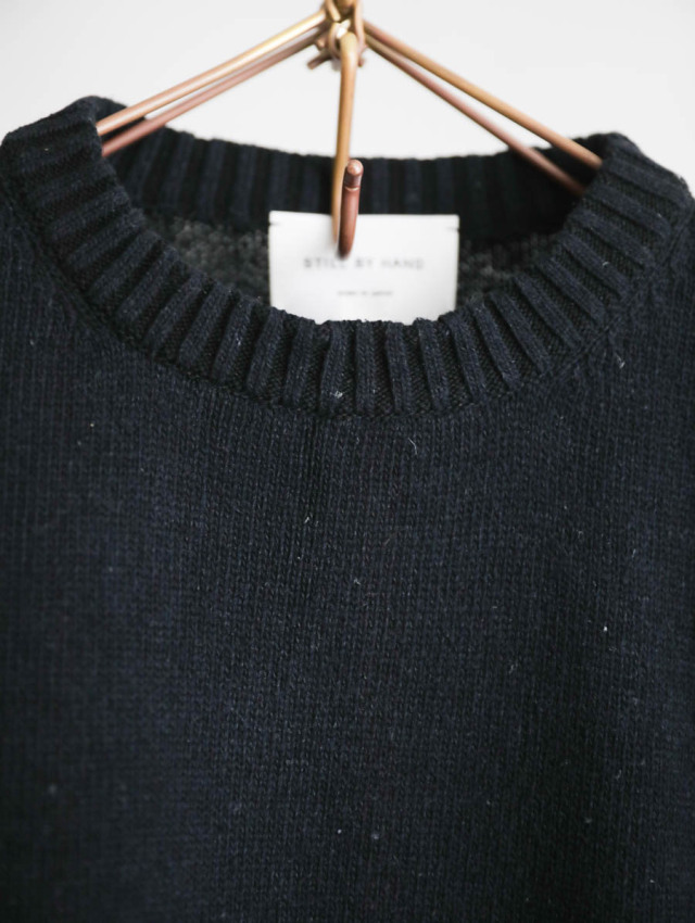 STILL BY HAND スティルバイハンド｜ネップシルクプルオーバーニット