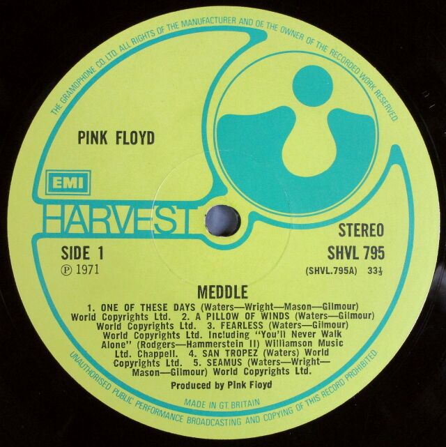 Pink Floyd ピンク・フロイド / Meddle おせっかい | プログレッシブ