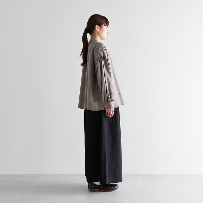 オーガニックコットンスカートパンツ（ブラック）【ユニセックス】505