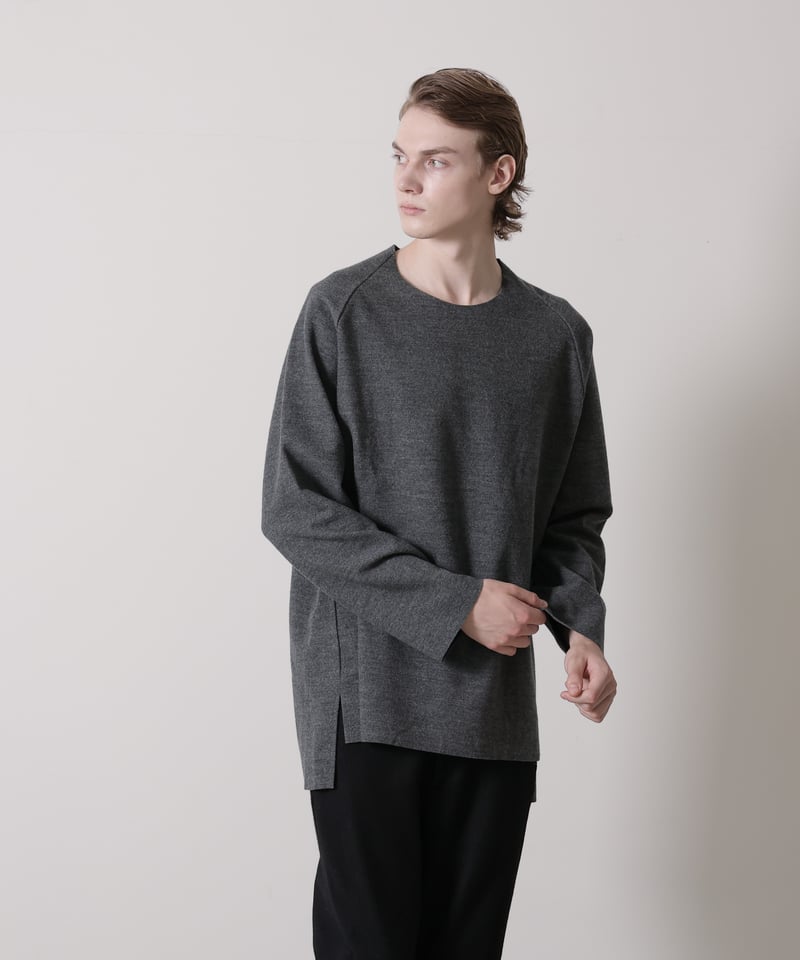 MB ハイエンド尾州ウール カットオフプルオーバークルーネック | MB