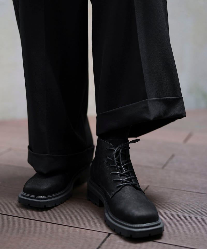 MBスタンダード ダブルソールレースアップブーツ | MB -there is a