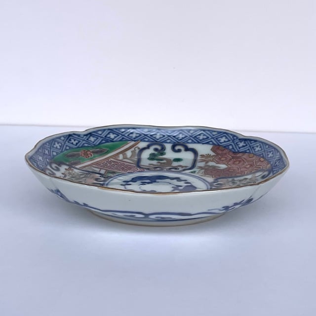 骨董 古伊万里（江戸後期～明治） 輪花五寸皿 | FURACOCO