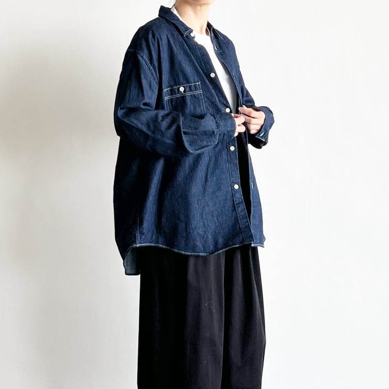 DENIM WORK SHIRT（デニム ワークシャツ ）A32311 | HARVESTY
