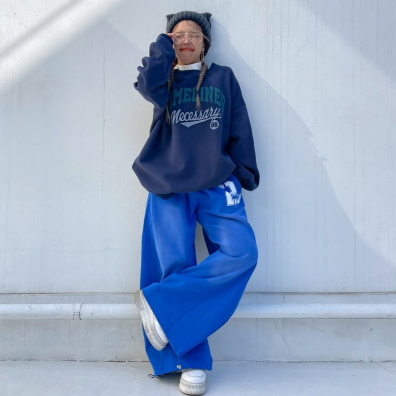 TIME LINES'wide sweat#2331512 | MERMO