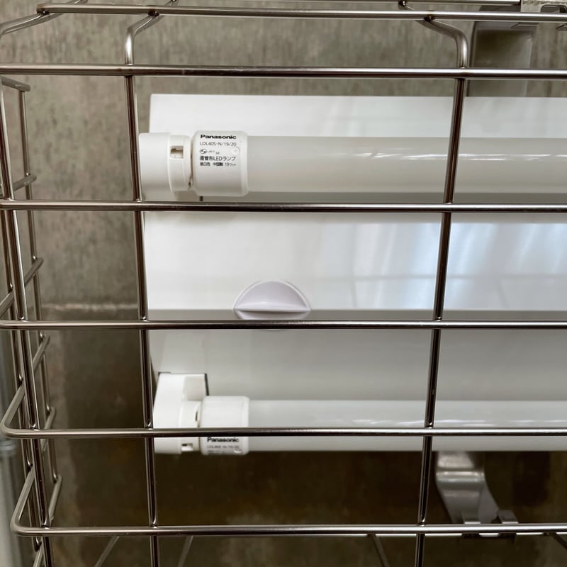 WG-P2LWG】 L型ピンLEDライト ダクトレール用 逆富士2灯 ステンレス