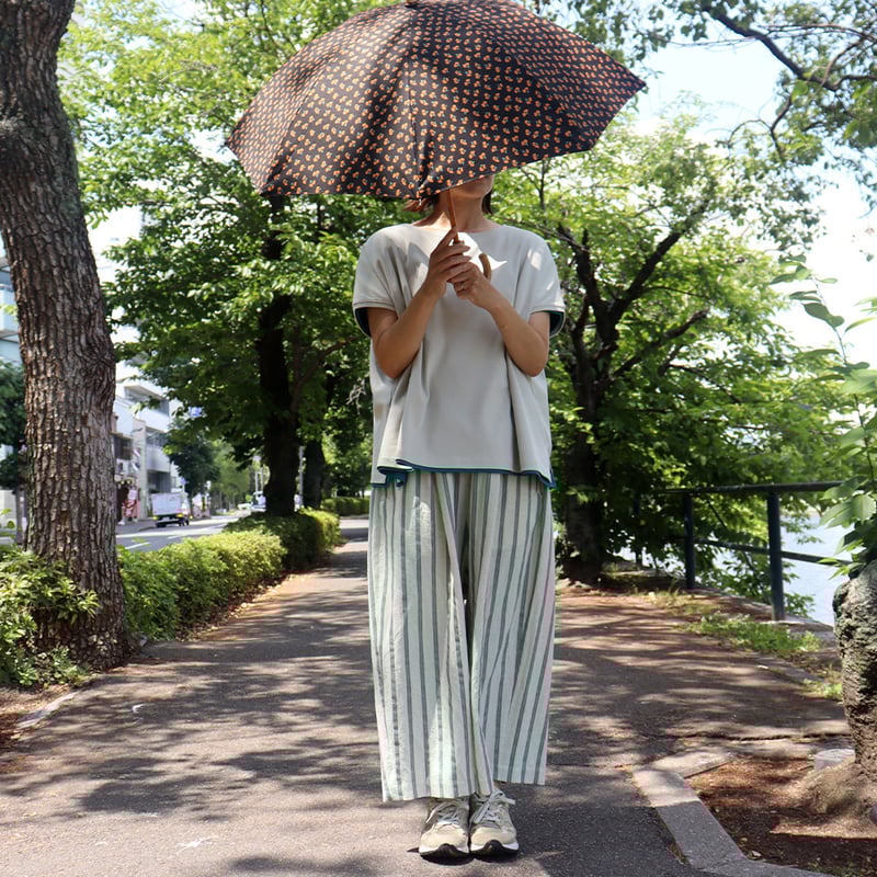 再入荷** atelier naruse アトリエナルセ コットンリネンストライプ