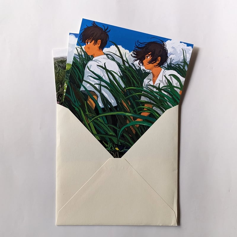 みなはむ：正方形ポストカードセット（3枚1組） | nowaki