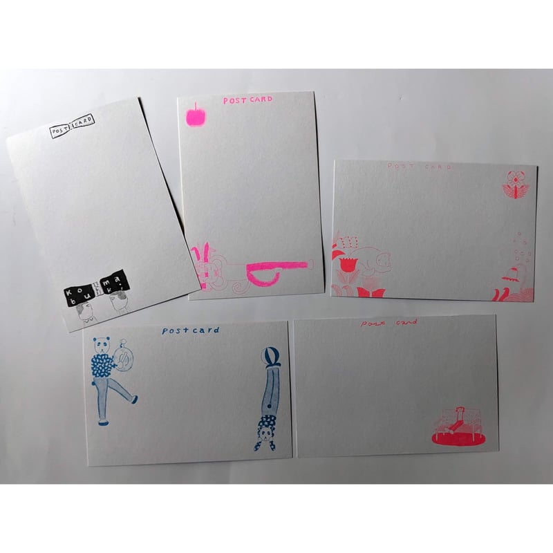 ひろせべに：ポストカードセットC（5種類x各1枚） | nowaki