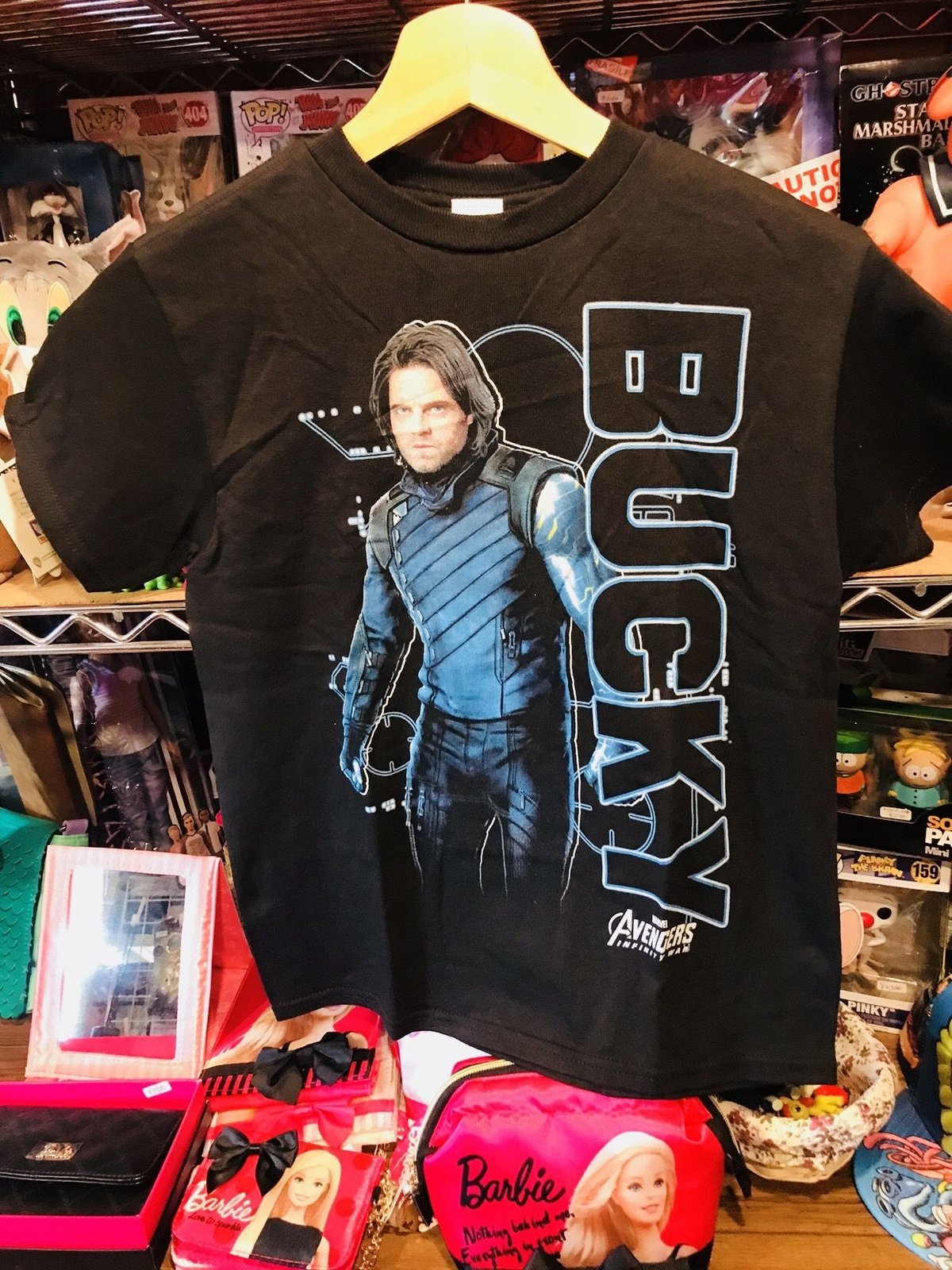 サイズ注意！！【USA直輸入】MARVEL キャプテンアメリカ バッキー T