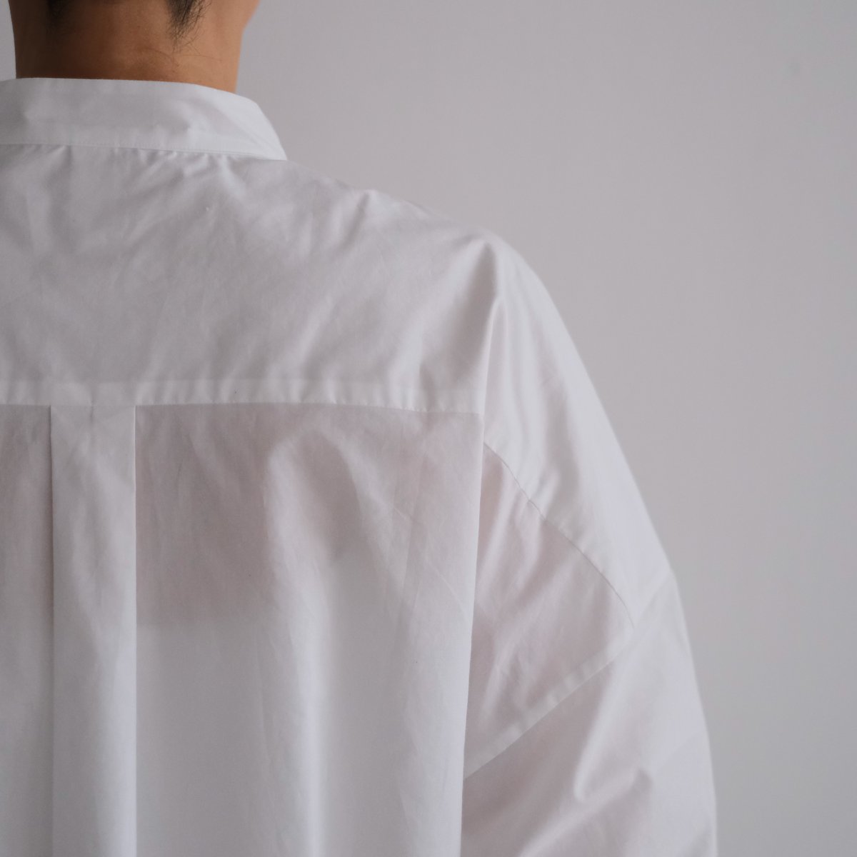 Yoli / Band collar shirt（Lady's,Men's/White） |