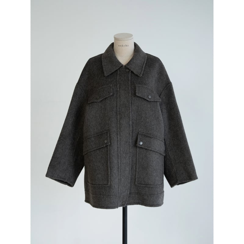 予約販売》HANDMADE pocket coat/2colors_no0490 | NOKCHA