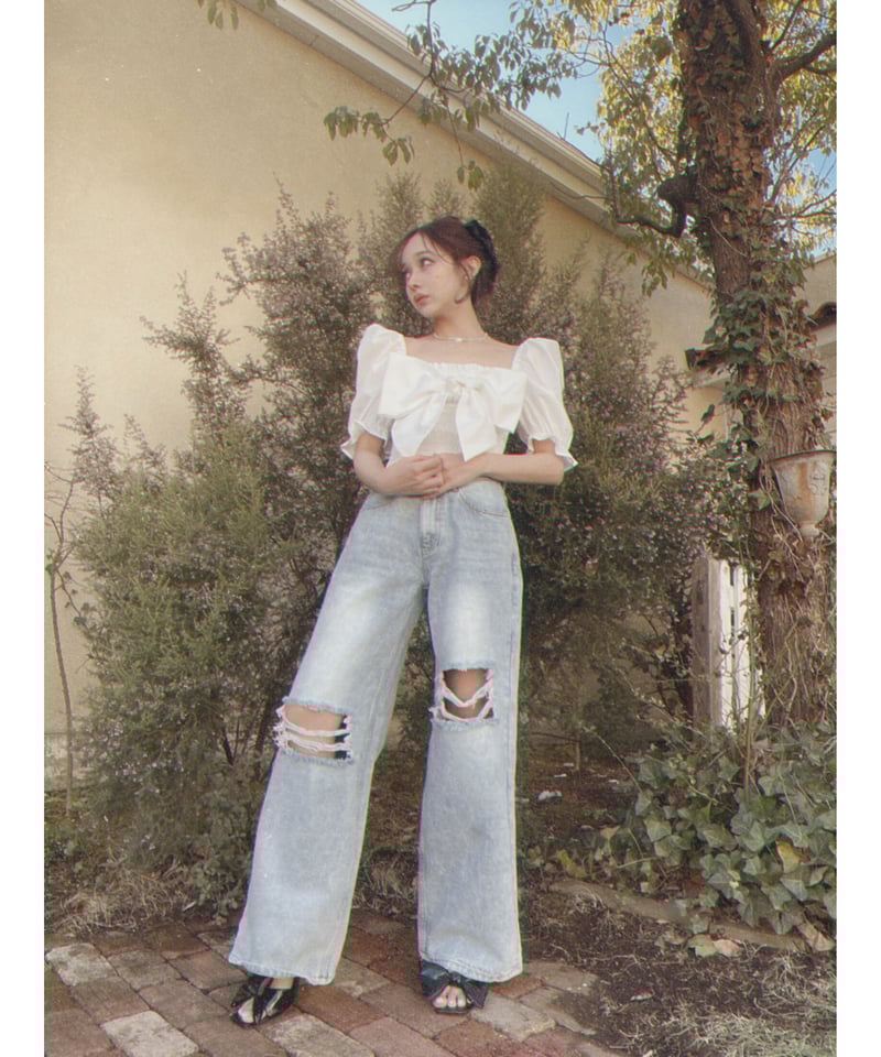 Ribbon］Tops /［リボン］トップス | FICTION TOKYO OFFICIA