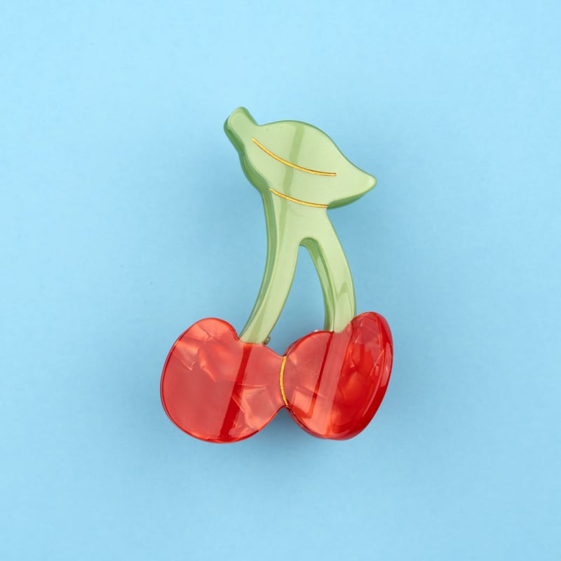 Coucou Suzette】Cherry ヘアクリップ | goldandbouncy