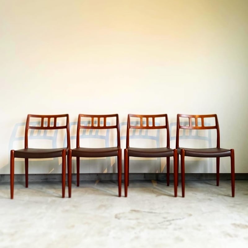 Vintage】J.L. Møller Model 79 Chair｜Teak & Cane