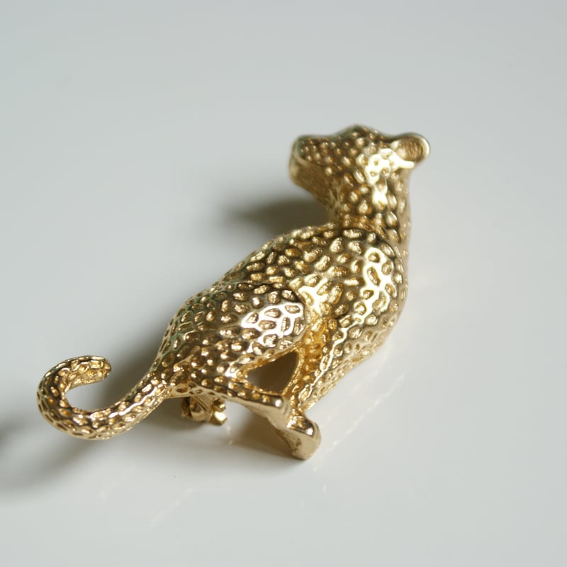 Christian Diorクリスチャン・ディオール パンサー 豹 ブローチ