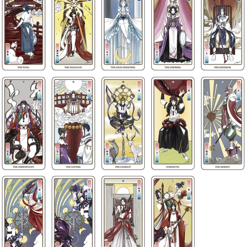 限定桐箱版 日本神話タロット 極 フルデッキ 第陸版 | yamamoto-naoki