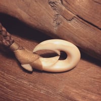 ボーンカービング セイウチ牙(海象牙) HOOK WA-337 | Ocean's Bone