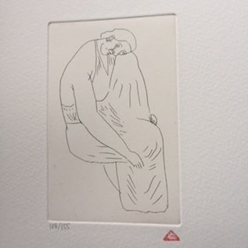 有元利夫「雲の誕生」エッチング 8 | Félicité/rue hon