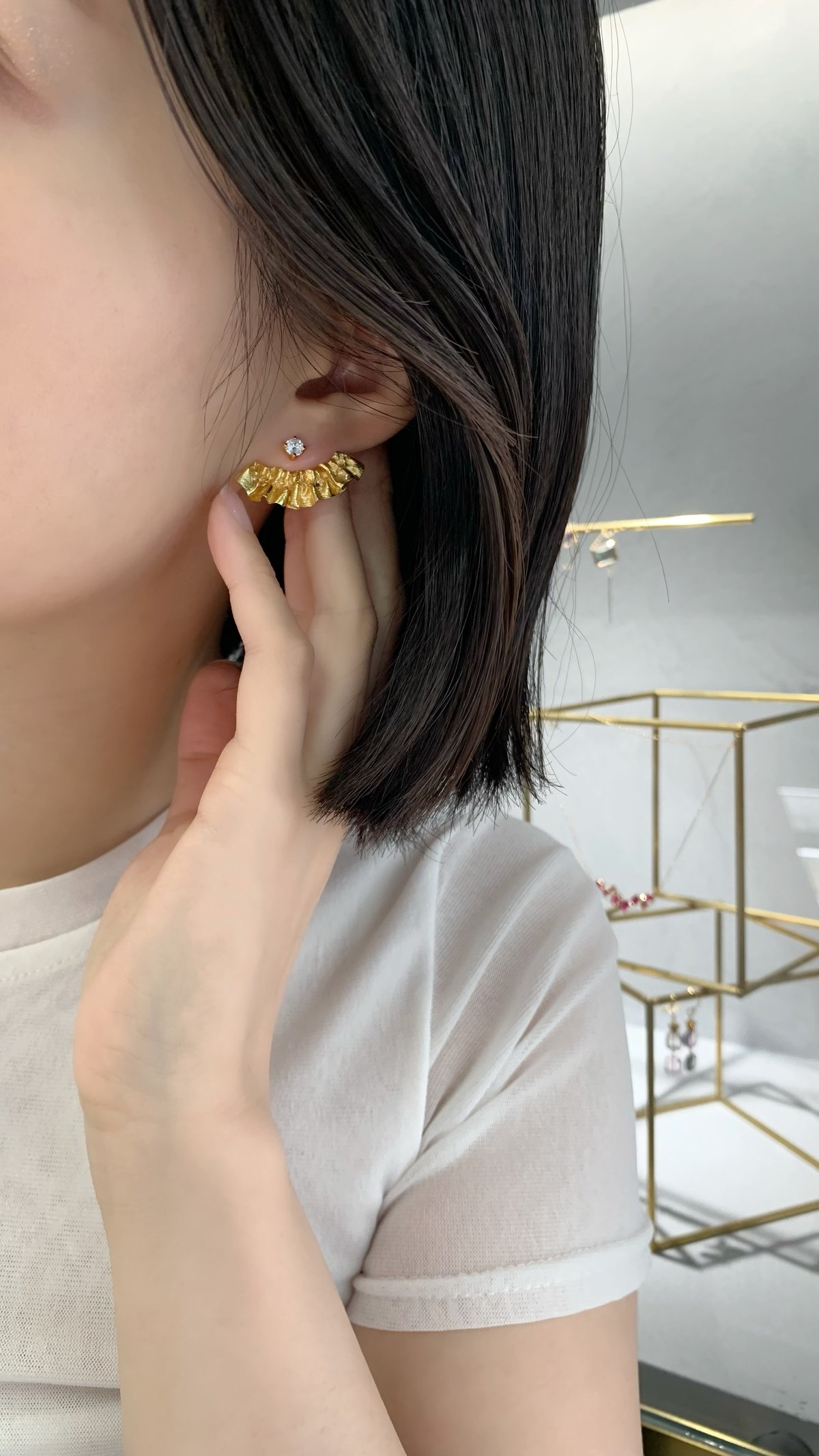 here's UNIT S PIERCE シルバー ピアス 1つ here's UNIT S PIERCE