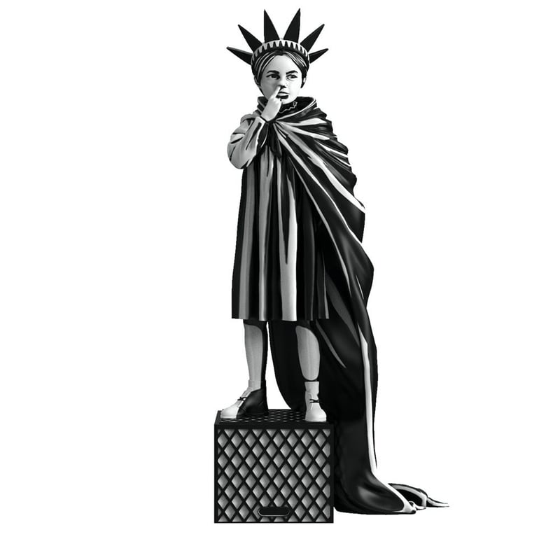 Banksy's Liberty Girl by Brandalised | tomenosuke